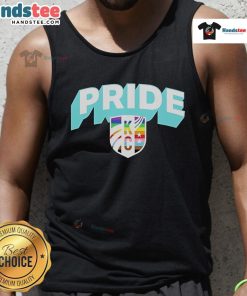 Alt Text: Nice Kansas City Current Bold Pride Tank Top featuring vibrant colors and a stylish design for summer wear.