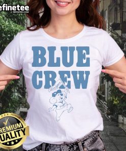 Cute koala graphic on a Los Angeles Dodgers blue crew ladies tee, perfect for fans and casual wear.