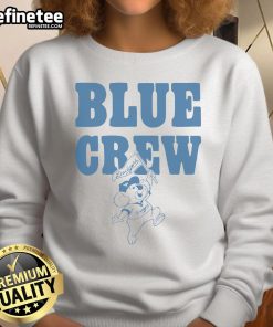 Cozy Nice Koala Los Angeles Dodgers blue crew sweatshirt featuring team logo, perfect for fans and casual wear.