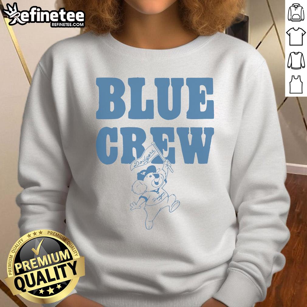 Nice Koala Los Angeles Dodgers Blue Crew Sweatshirt Cozy Nice Koala Los Angeles Dodgers blue crew sweatshirt featuring team logo, perfect for fans and casual wear.
