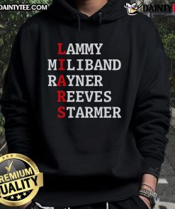 Nice Lammy Miliband Rayner Reeves Starmer hoodie showcasing UK political figures in stylish, comfortable attire.