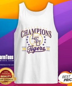 LSU Tigers Baseball National Champions 2025 tank top showcasing team spirit and winning style for fans.