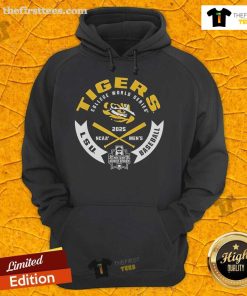 LSU Tigers College World Series NCAA 2025 baseball hoodie in vibrant colors, perfect for fans and sport enthusiasts.