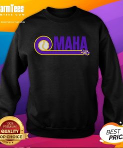 LSU Tigers Omaha College World Series 2025 sweatshirt showcasing team pride and vibrant colors for fans.