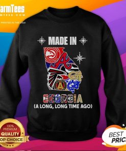 Cozy Nice Made in Georgia sweatshirt featuring vintage design, perfect for casual wear and showcasing Southern pride.