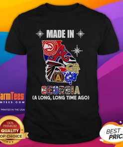 Nice Made In Georgia A Long Long Time Ago T-Shirt featuring vintage design and vibrant colors, perfect for casual wear.