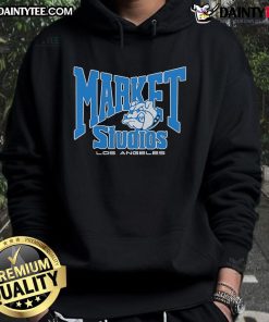 Stylish Nice Market Studios Los Angeles Bulldogs hoodie in a vibrant design, perfect for fans and casual wear.