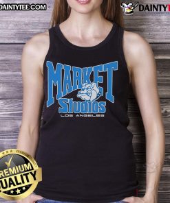 Nice Market Studios Los Angeles Bulldogs tank top in vibrant colors, perfect for casual wear and sports fans.
