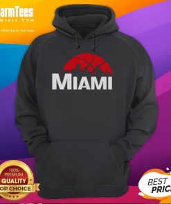 Stylish Nice Miami Heat cityscape skyline hoodie for 2025, featuring vibrant colors and urban design.