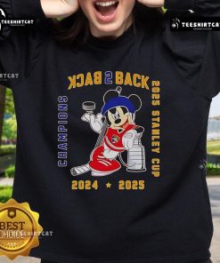 Alt Text: Nice Mickey Florida Panthers Back-to-Back 2025 Stanley Cup Champions Sweatshirt showcasing team pride and style.