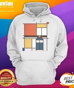 Stylish Nice Mondrian Who Hoodie featuring vibrant geometric patterns and colors inspired by Piet Mondrian art.