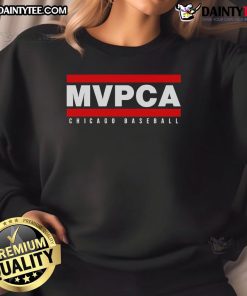 Nice MVPCA Chicago Cubs sweatshirt in navy blue, perfect for showing team spirit during game day.