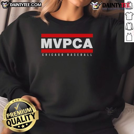 Nice MVPCA Chicago Cubs sweatshirt in navy blue, perfect for showing team spirit during game day.