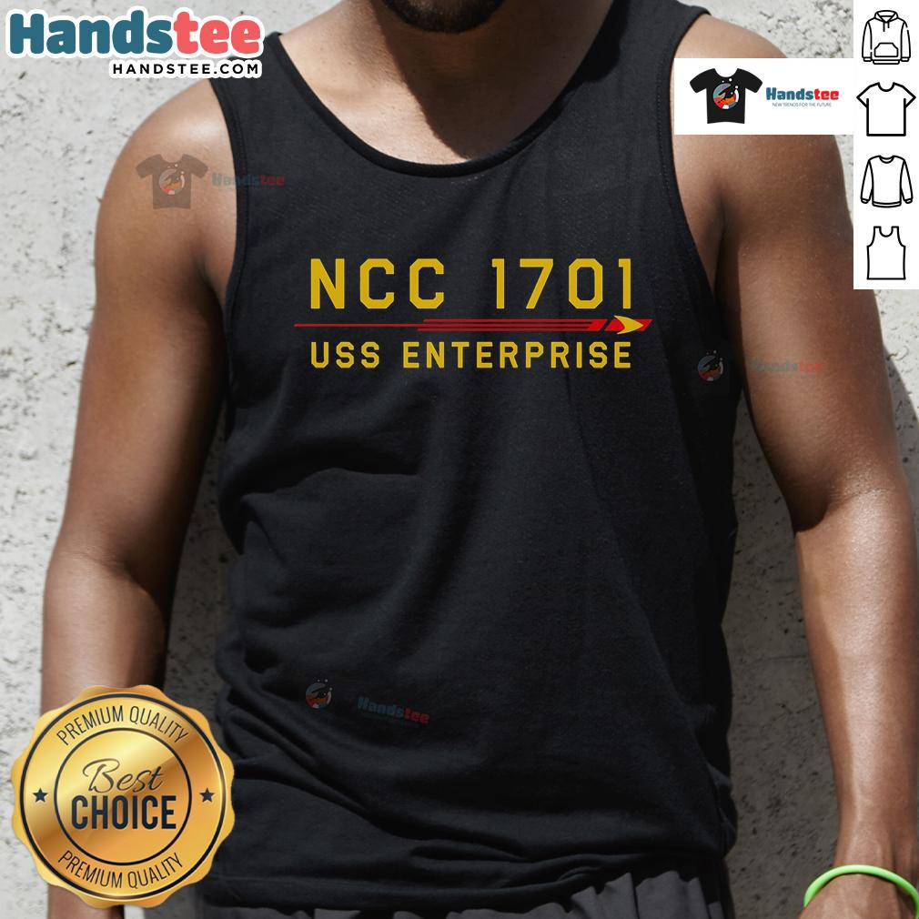 Nice Ncc 1701 Uss Enterprise Tank Top Stylish Nice NCC-1701 USS Enterprise tank top featuring iconic Star Trek design and vibrant colors for fans.