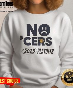 Sad emoji Indiana Pacers sweatshirt for the 2025 NBA Finals, perfect for fans showing support during playoffs.