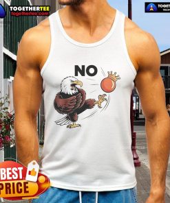 Nice No Kings in America Eagle Tank Top featuring a bold eagle graphic, perfect for patriotic summer wear.
