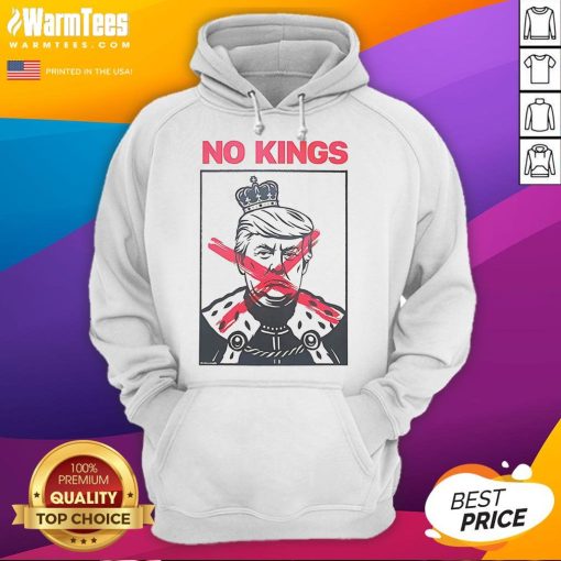 Alt Text: Stylish Nice No Kings Trump Paint Hoodie featuring a vibrant design, perfect for casual wear and making a statement.