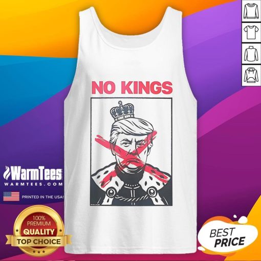 Nice No Kings Trump Paint Tank Top featuring a vibrant design with bold colors and a stylish cut for casual wear.