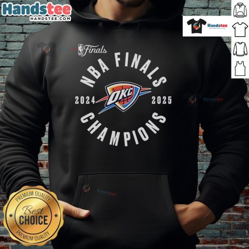 Nice Oklahoma City Thunder NBA Finals Champions hoodie featuring an offensive rebound design for 2025 season.