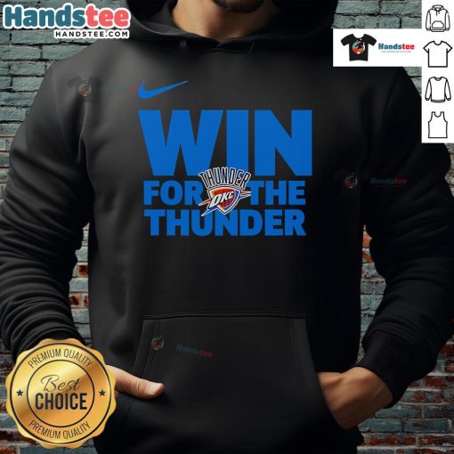 Nice Oklahoma City Thunder win hoodie showcasing team spirit and style for Thunder fans celebrating a victory.