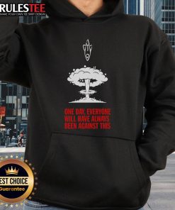 Stylish hoodie with 'Always Been Against This' slogan, perfect for casual wear and making a bold statement.