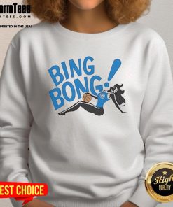 Alt Text: Philadelphia 76ers Bing Bong Girl Sweatshirt featuring vibrant graphics and cozy design for fans and casual wear.