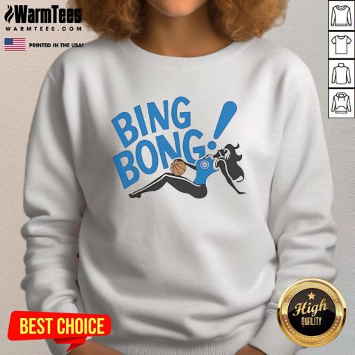 Alt Text: Philadelphia 76ers Bing Bong Girl Sweatshirt featuring vibrant graphics and cozy design for fans and casual wear.