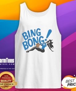 Girl wearing a Nice Philadelphia 76ers Bing Bong tank top, showcasing team spirit and trendy basketball fashion.