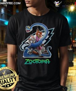 Nice Philadelphia Eagles Zootopia 2 T-Shirt featuring vibrant graphics and a comfortable fit, perfect for fans.
