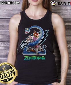 Nice Philadelphia Eagles Zootopia 2 tank top featuring vibrant graphics, perfect for fans and summer wear.