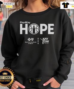 Nice Play4Kay Hope Cancer Awareness Sweatshirt featuring a stylish design promoting cancer awareness and support.