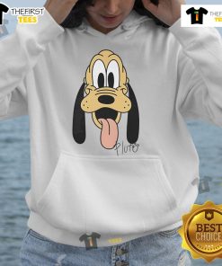 Big face Pluto Disney hoodie featuring a cute design, perfect for Disney lovers and cozy fashion enthusiasts.