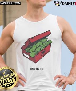 Nice Push Trees Trap or Die The Shoe Box Money tank top featuring a stylish design and vibrant colors.