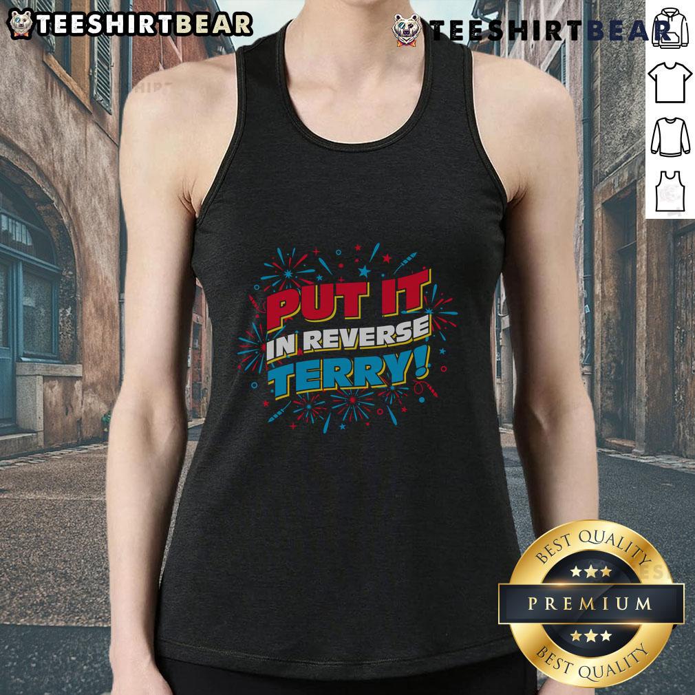 Nice Put It In Reverse Terry Tank Top Stylish Nice Put It In Reverse Terry Tank Top in soft fabric, perfect for casual summer outfits and active wear.