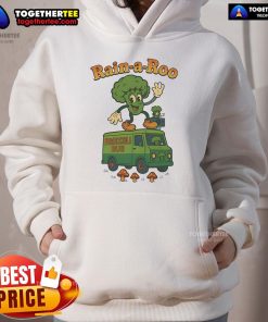 Colorful Nice Rain A Roo Broccoli Hoodie featuring a fun graphic design, perfect for cozy, stylish wear.