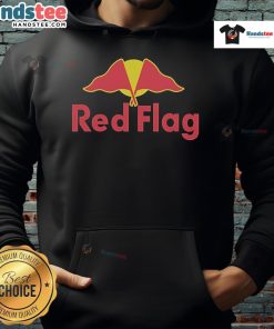 Nice Red Flag Dom Mazzetti Hoodie featuring bold graphic design and vibrant colors, perfect for casual wear.