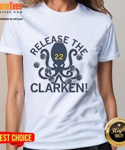 Stylish Nice Release The Clarken ladies tee featuring a modern design perfect for casual wear and fashion enthusiasts.