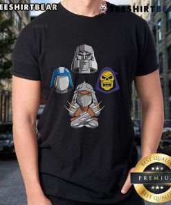 Nice Rhapsody Of Villains T-Shirt featuring colorful villain graphics on a stylish black tee, perfect for fans.