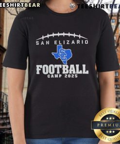 Nice San Elizario Football Camp 2025 Ladies Tee featuring vibrant colors and stylish design for female athletes.