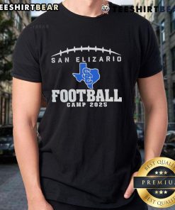 Nice San Elizario Football Camp 2025 T-Shirt featuring vibrant design and camp logo for athletes and fans.