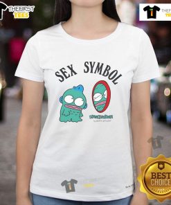 Alt Text: Nice Sex Symbol Hangyodon Ladies Tee featuring a stylish design perfect for casual wear and fandom.