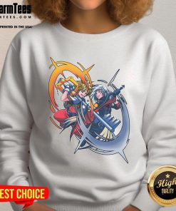 Nice Sora vs Riku rival battle sweatshirt featuring epic Kingdom Hearts Keyblade duel design.