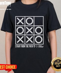 Nice Stray From The Path 'The Only Winning Move Is Not To Play' ladies tee featuring a stylish design and comfortable fit.