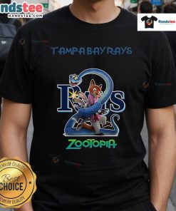Nice Tampa Bay Rays Zootopia 2 T-Shirt featuring vibrant graphics and a comfortable fit for fans of all ages.