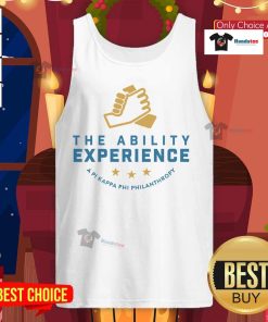 Nice The Ability Experience Pi Kappa Phi philanthropy tank top showcasing a vibrant design for charity events.