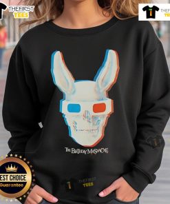 Nice The Birthday Massacre 3D Skull Sweatshirt featuring a vibrant skull graphic, perfect for fans of the band.