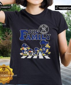 Nice The Family Bluey New York Yankees Abbey Road ladies tee featuring a stylish graphic design for fans.