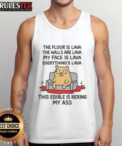 Nice The Floor Is Lava tank top featuring vibrant design, perfect for lava-themed events and casual wear.