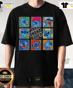 Alt Text: Nice The Ohana Bunch Stitch X The Brady Bunch T-Shirt featuring vibrant graphics and a fun design for fans.