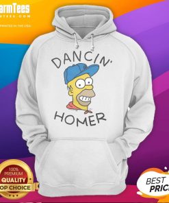 Dancin' Homer hoodie featuring a vibrant design of Homer Simpson, perfect for fans of The Simpsons.
